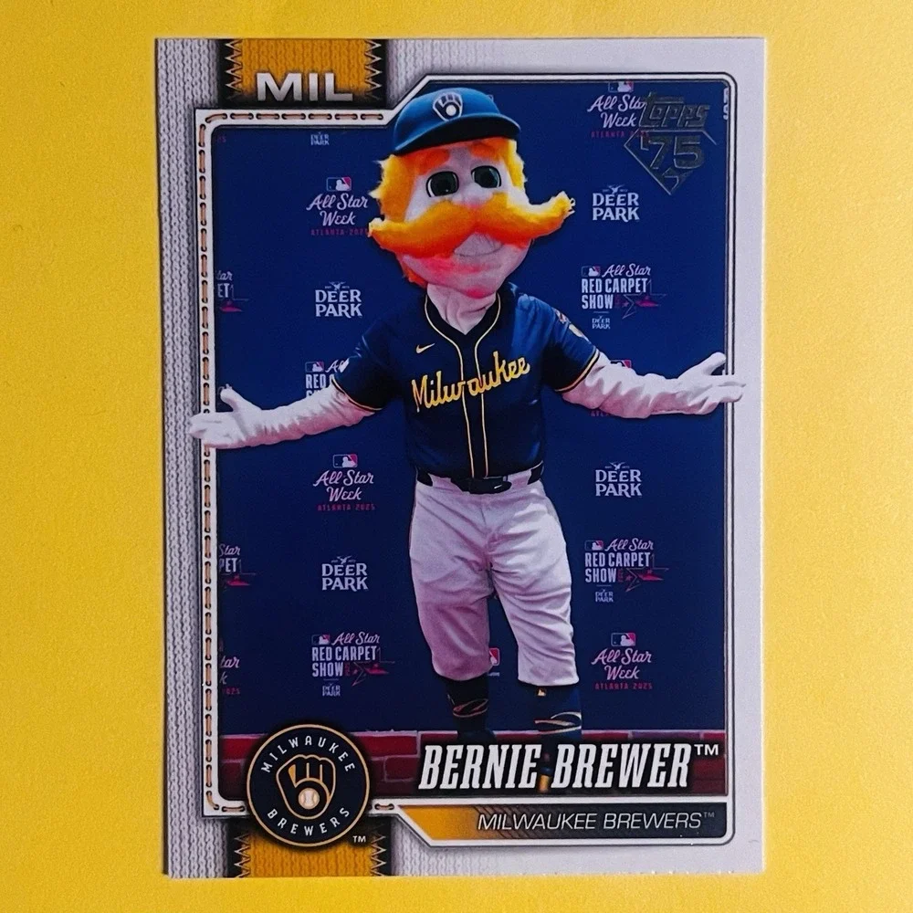 2026 Topps Series 1 Celebration‎ Bernie Brewer Mascot M-5 Milwaukee Brewers